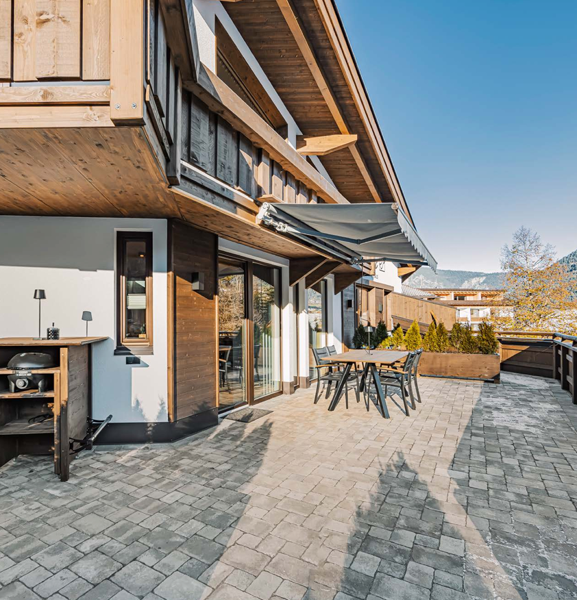 Ferienhaus Außenbereich